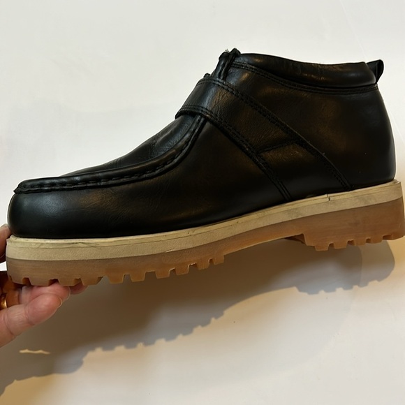 Buffalino Men’s Black Leather B Boots Size 8  (Euro 41) main image 13